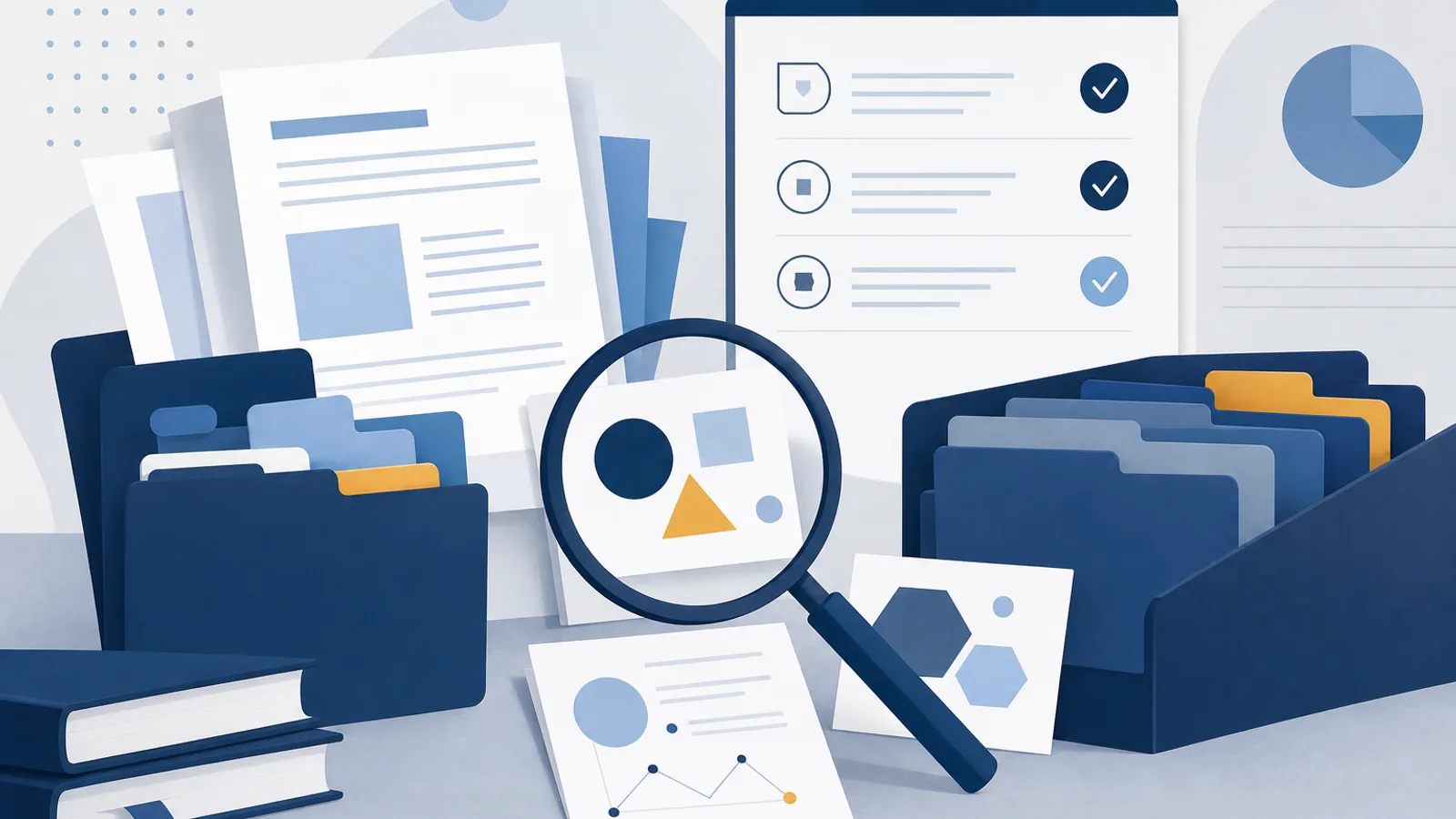 Illustration of editorial standards and structured document review